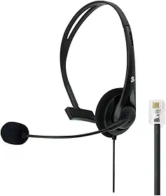 5+ Headset Office para Telefone com Conector RJ9, 015-0100, 5+