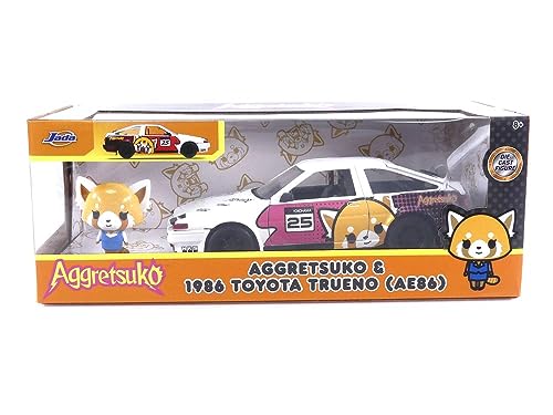 Jada Toys Sanrio 1:24 Toyota Trueno AE86 1986 miniatura 7