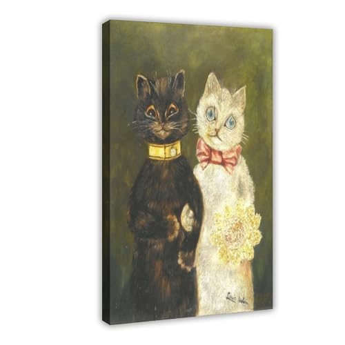 Toile Louis Wain 40,6 x 61 cm décoration murale salon