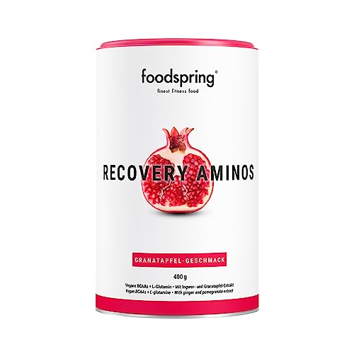 foodspring Recovery Aminos, Grenade, 400g, La récupération n'a jamais été aussi saine, Fabriqué en Allemagne