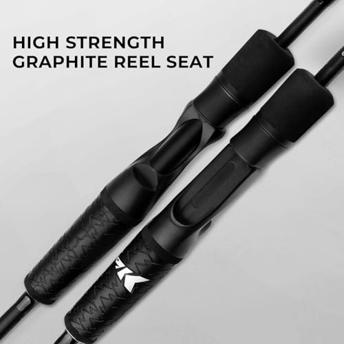 kastking crixus fishing rodsim6 graphite spinning rod amp casting rod wzirconium oxide ring stainless steel guides superpolymer handle