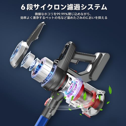 Hearten A7 掃除機 コードレス の商品画像 6