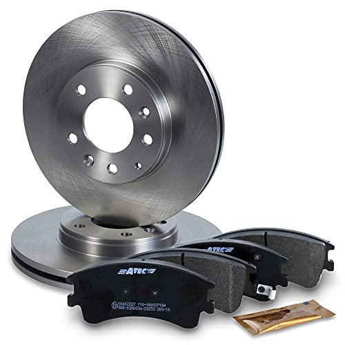 BESTPRICE Bremsenset Vorderachse inkl. Bremsscheiben Belüftet Ø 282,5 mm