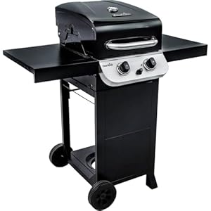 Char-Broil Gas BBQ Convective 210 B - 2-burner Barbecue with Cast Iron Grates, Stainless Steel Burners - Ideal for Outdoor Cooking, Garden, Balcony and Patio