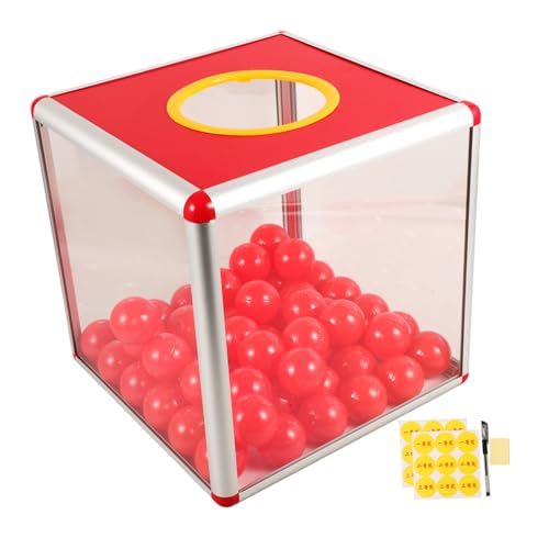 TOPBATHY Raffle Box Aufbewahrungsbehälter Werbekoffer Großraum-raffle-container Für Veranstaltungen