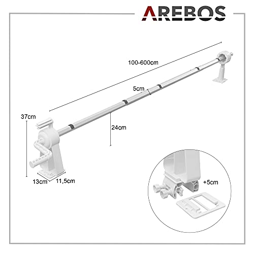 AREBOS Pool Reel 1.05 - 6.15 m