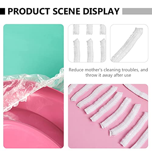 TOYANDONA 50 stks Draagbare Potty Stoel Liners Reizen Training Toilet Seat Potty Tassen Schoonmaakzak voor Kids Peuters… - Afbeelding 8