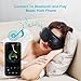 Eye Massager with Heat – Birthday Gift for Women Men Mom Dad Her Him, Smart Mask Massage with Music Care for Eye Strain Relief, Improve Sleep, Relax at Home, Indoors, Outdoors, Travel, Christmas