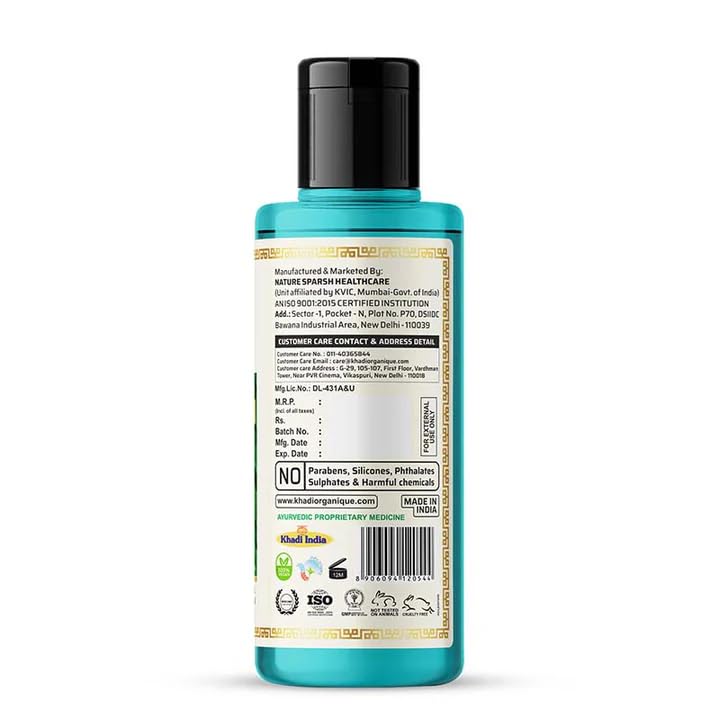 Image of Khadi Organique Green Tea & Mint Body Wash With Refreshing Green Tea & Mint For All Skin Types of Men's & Womens - 210 ML