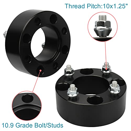 Irontek 4X110Mm Atv/Utv Wheel Spacers With 2" Thickness M10X1.25 Studs Fit For Honda Yamaha Suzuki, 84Mm Hub Bore Forged Atv Tire Spacers #TOP3