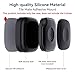 4 Pack Adhesive Mount for Life360 Tile Mate Bluetooth Tracker, Silicone Waterproof Case for Tile Tracker with 3M Adhesive Sticker Stick on Car/Bike/Luggage, Hidden Full Protective Holder Anti-Lost