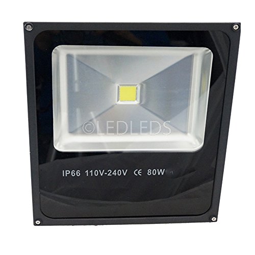 Faro led faretto esterno 80w resa 800w luce calda