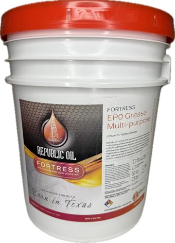 Republic Oil EP0 Extreme Pressure Multi-Purpose Lithium Industrial Grease 35lb Pail Bucket