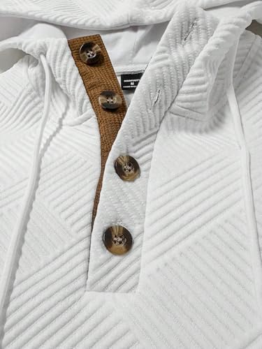 Men's Solid Color Patchwork Long Sleeve Front Button and Pants Outfit, Minimalist4