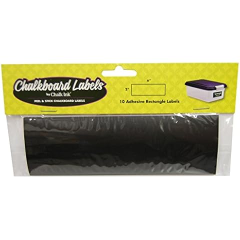 Chalk Ink Adhesive Chalkboard Labels, Rectangle, 10-Pack Cover