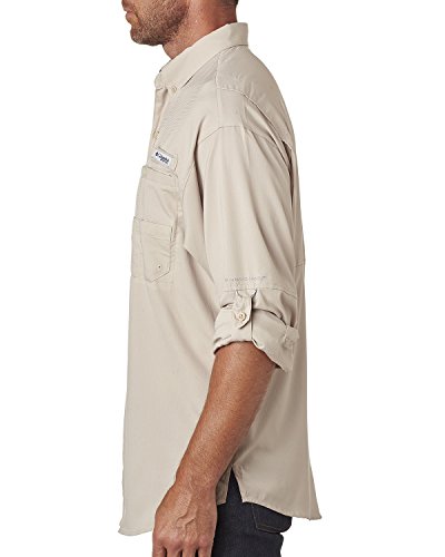 Columbia Camisa masculina de manga comprida Tamiami II, fóssil - PP