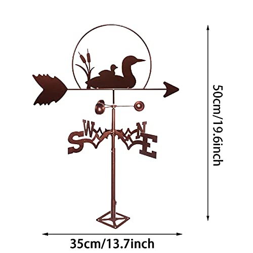 LAUMOE Stainless Steel Duck Weather Vane #TOP24