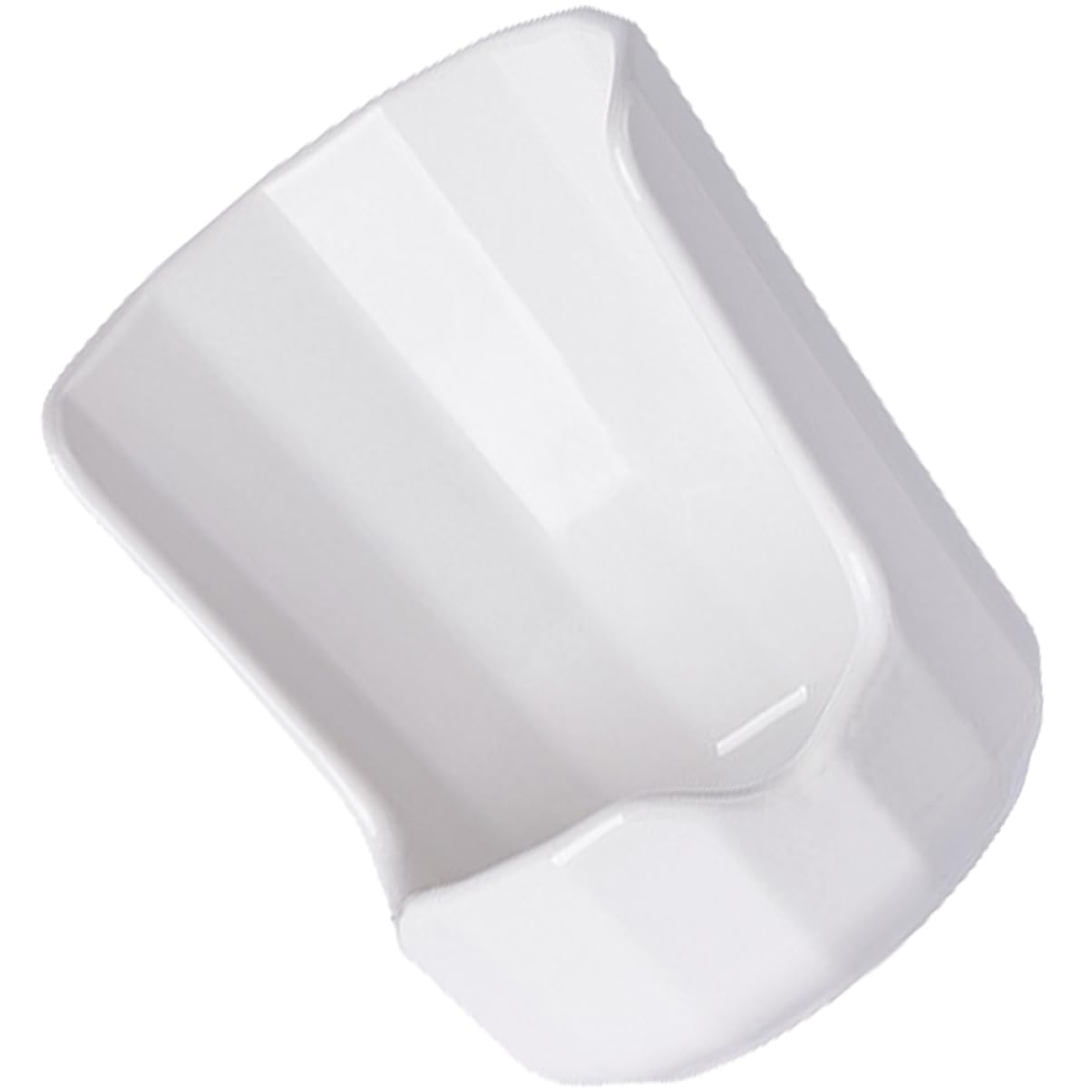 MAGICLULU Ceramic Pot Lid Holder and Spoon Rest, Multifunctional Kitchen Organizer for Pot Covers and Utensils, Anti-Slip Design, 4.87X3.93X3.93 Inches, White