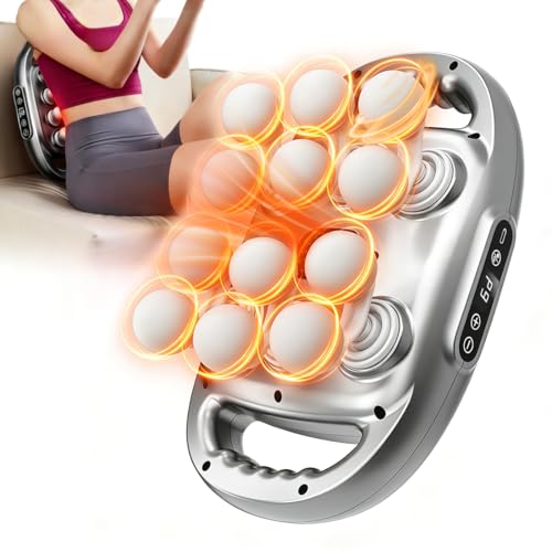 TISSCARE 12-Head Massage Gun, Deep Tissue Percussion Massager for...