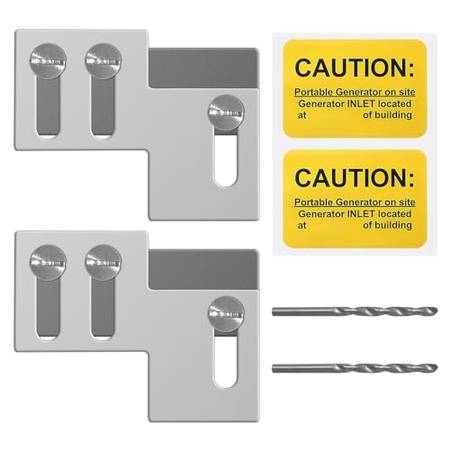 QYZZRS 2Set Generator Interlock Kit Compatible with Thomas & Betts, Challenger 150 or 200 Amp Panel,1 to 1 1/8 Inch Spacing Between Main and Branch Breaker,Professional Interlocking Kit (2)