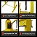 12-Ton Hydraulic Shop Press Heavy-Duty H-Frame Floor Mount Garage Press with Adjustable Table & Steel Plates, Industrial Hydraulic Press (Yellow)