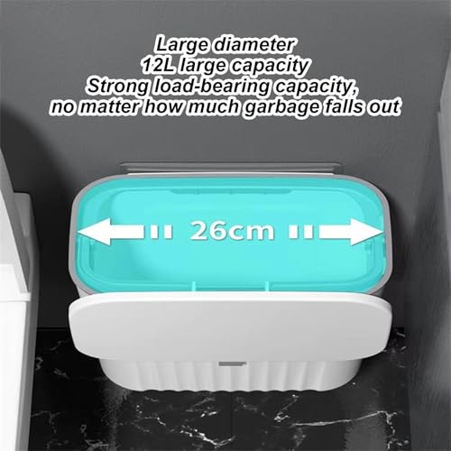 Basura de pared pequeña para encimera que elimina olores 7