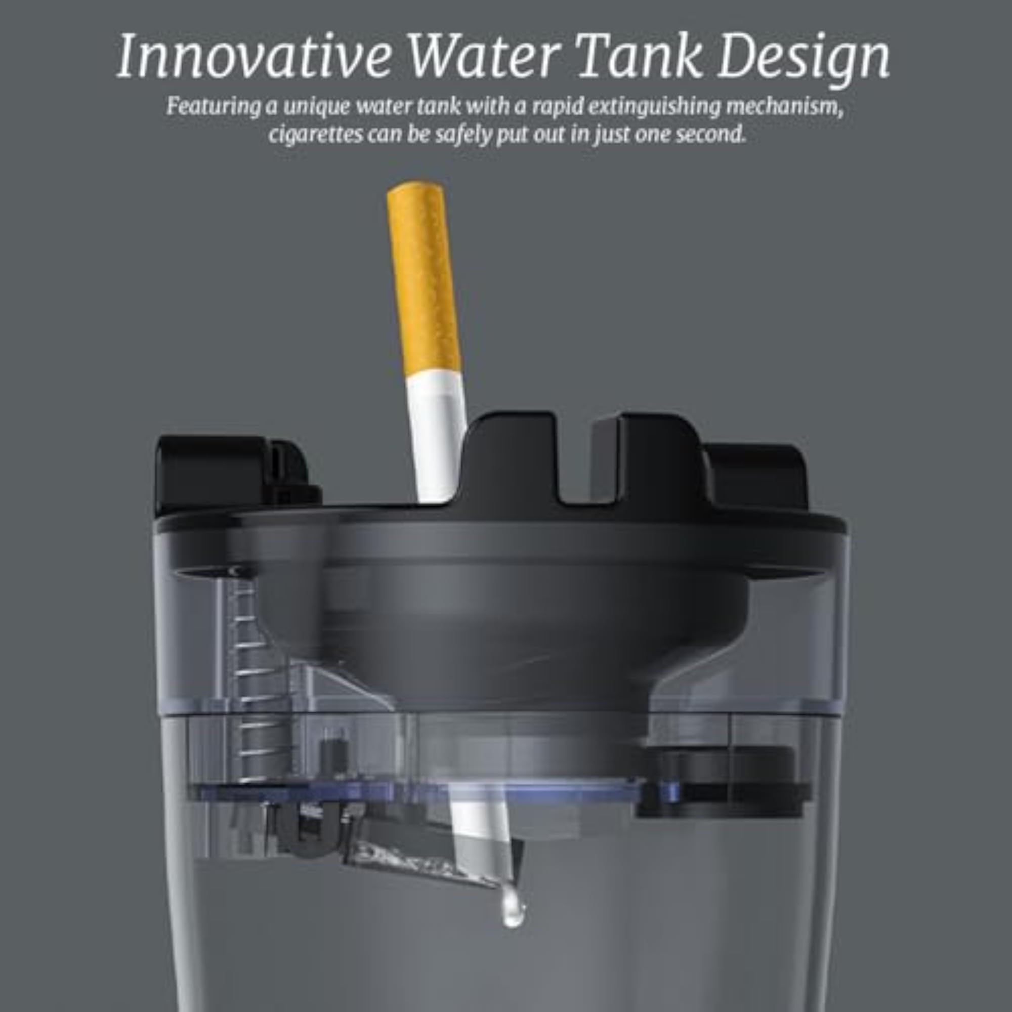 Car Cigarette Ashtray, Smell Proof and Windproof