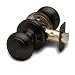 Copper Creek CK2020TB Colonial Passage Door Knob, Tuscan Bronze
