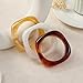 Acrylic Chunky Bangle Bracelets for Women, Irregular Punk Acrylic Resin Bangles Geometric Cuff Wide Wristband Bracelet Fashions Thick Acetate Statement Bangle Jewelry Set (3PCS)