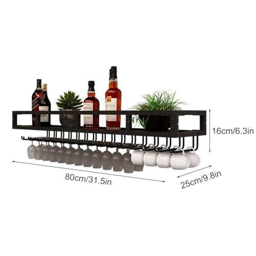 Présentoir à vin mural moderne pour libérer de l'espace sur vos comptoirs