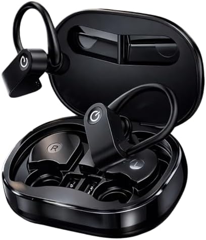 Fone de Ouvido Bluetooth Esportivo TWS Sem Fio com Estojo de Carr...