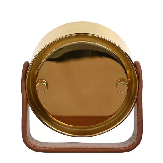 WM.Widdop W2942 Kaminuhr auf Ständer, goldfarben