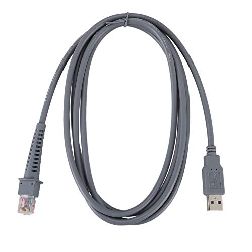 Brensty 1 x Cavo USB A Maschio a Rj45 Di 7 Piedi 2M per Scanner Di Codice a Barre Di Simbolo Ls4278 Ls2208 2208Ap