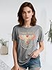Women Rock Band T Shirts Free Bird Shirt Vintage Country Concert Outfit Music Graphic Tees Short Sleeve Tops, B-grey, M #2