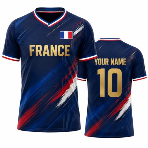 Francia Jersey Soccer Personalized France Football Shirt Team France Fan Apparel for Match Day French Team Pride Jersey
