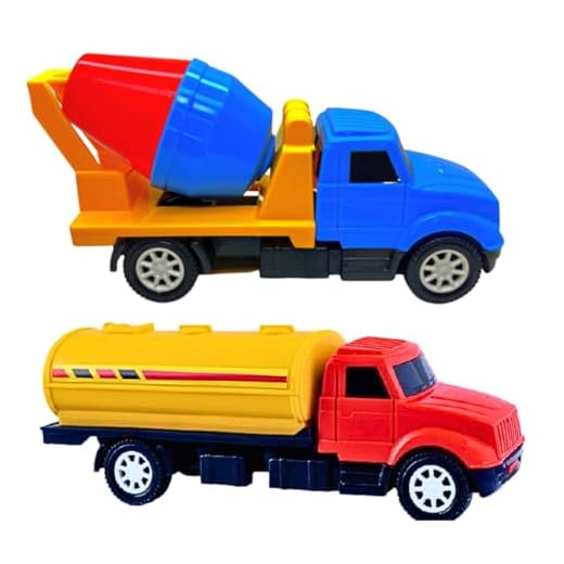 Carrinhos Brinquedo Caminhão Betoneira Caminhão Tanque Infantil Diverplas