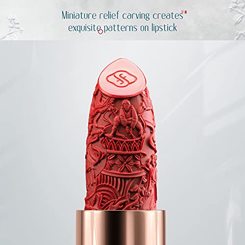 Florasis Blooming Rouge Porcelain Lipstick M302 Kidney Bean Red #TOP2