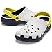 Crocs Unisex-Adult Classic Retro Sport Clogs, Slip On Shoes for Men and Women, White, 12 Women/10 Men