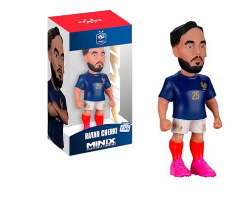 MINIX - Football Stars Mini Format - Coppa del Mondo - Francia - Cherki - Personaggio da collezione 7 cm