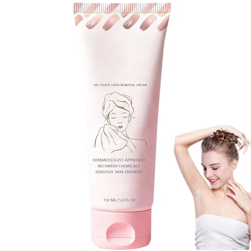 No-Shave Hair Removal Cream for Women,150g Sensitive Skin Bikini Hair Removal Cream for Bikini Area Legs,Moisturizes Skin (1pcs)
