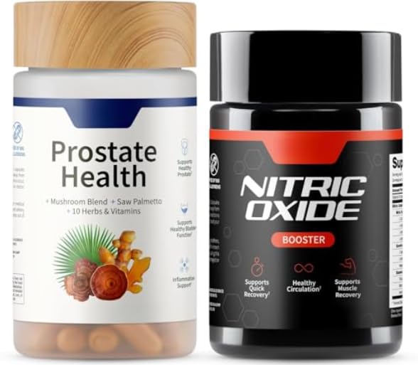 1 pièce - sans gluten - Pack santé prostatique et monoxyde d'azote