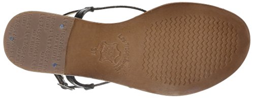 Les Tropéziennes par M. Belarbi Damen Monaco Slingback Sandalen, Schwarz Noir, 39 EU - 4