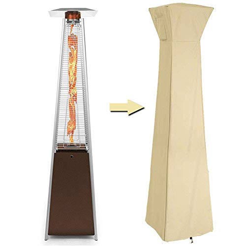 STTC Funda para Estufa Calentador, 210D Oxford Impermeable a Prueba de Polvo de la Cubierta de piramidal Calentadores de Patio Resistente a los...