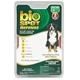 Bio Spot Active Care BioSPOT Spot On Defense Flea And Tick Control For Dogs 3 Months Supply EXTRA LARGE 81 Lbs and more