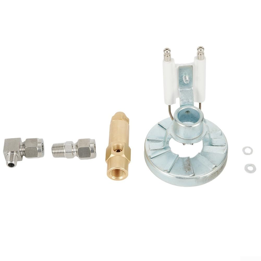 Buse de brûleur d'huile usée, siphon en acier inoxydable, pour huile lourde, huile usée, huiles végétales, 78 mm (1,0 mm)