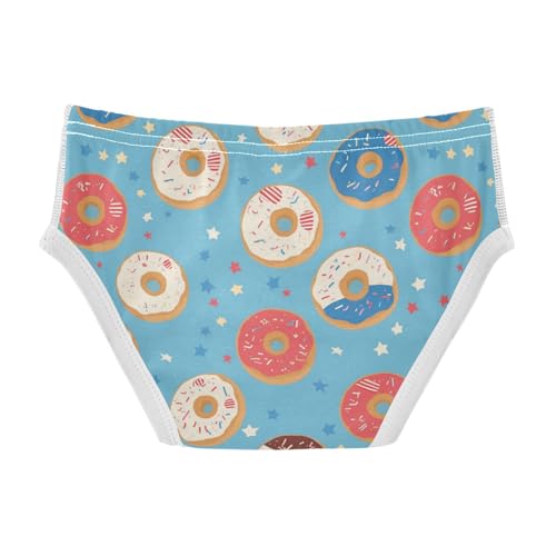Wusikd Donuts Boys' Underwear Cotton Stars Boys Briefs Soft Toddler Underwear 2T2