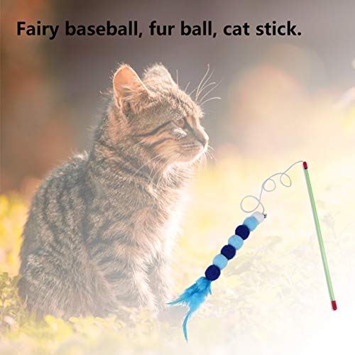 NewIncorrupt Kat Speelgoed Wand Grappige Haarbal Kat Stick Teaser Speelgoed Kat Catcher Speelgoed Interactief Speelgoed… - Image 6
