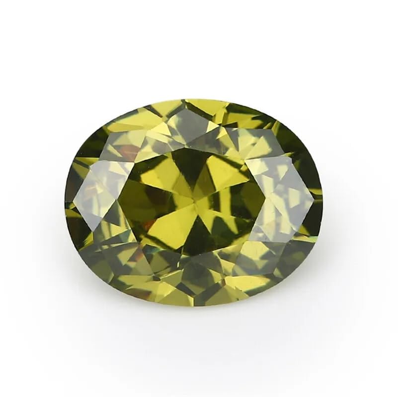 Oxyde de zirconium vert olive pour remplacer des pierres perdues sur vos bijoux
