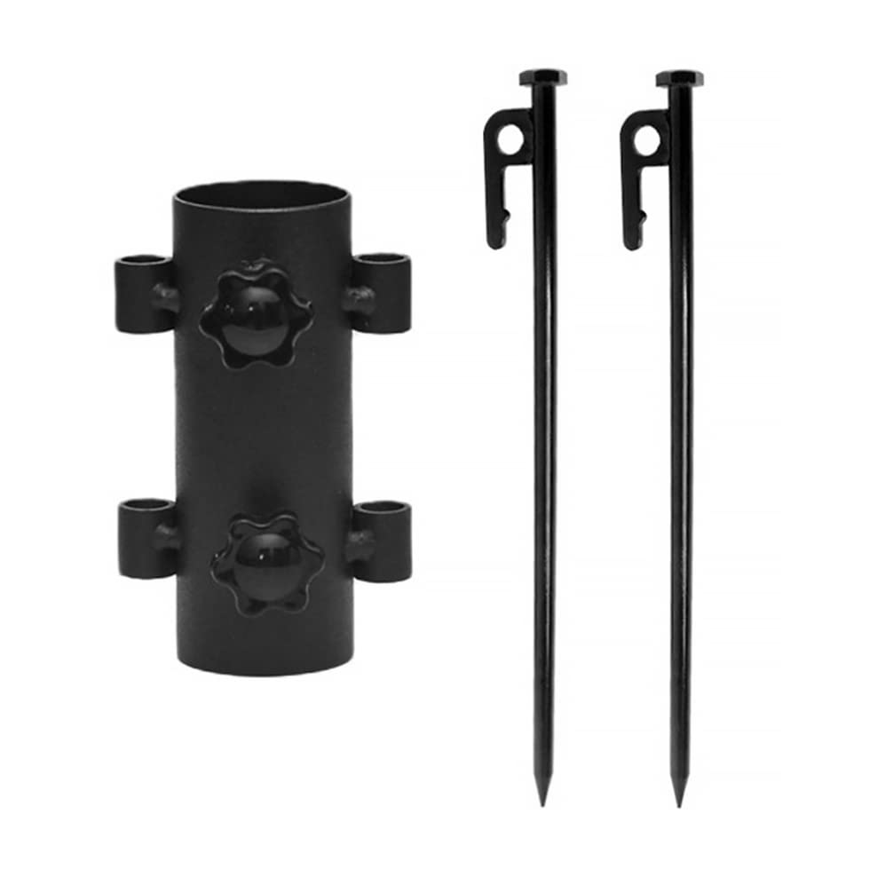 VANZACK Porta in Base per Ombrellone da Esterno Portaombrellone Multifunzione Forniture per Esterni Robusto Portacanna Ancora per Ombrellone da Spiaggia