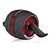 HQEFC Ruota di Forma Fisica, Smooth Movimento ABS Ruota per criceti, per Forza-Formazione-Body Fitness-Allenamento-casa-Gym, per L'Ufficio Esterno, casa,Rosso